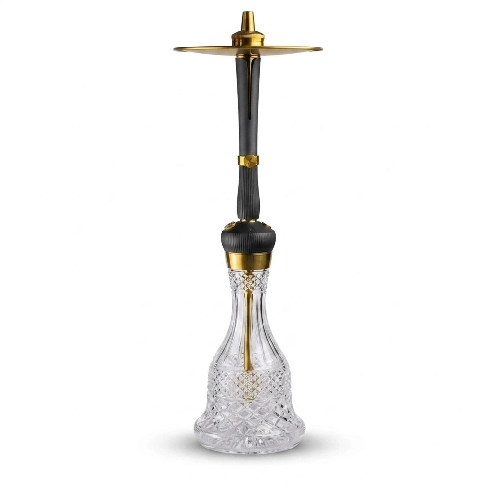 Hoob Enzo Gold Nargile Takımı Caesar Crystal Şişe