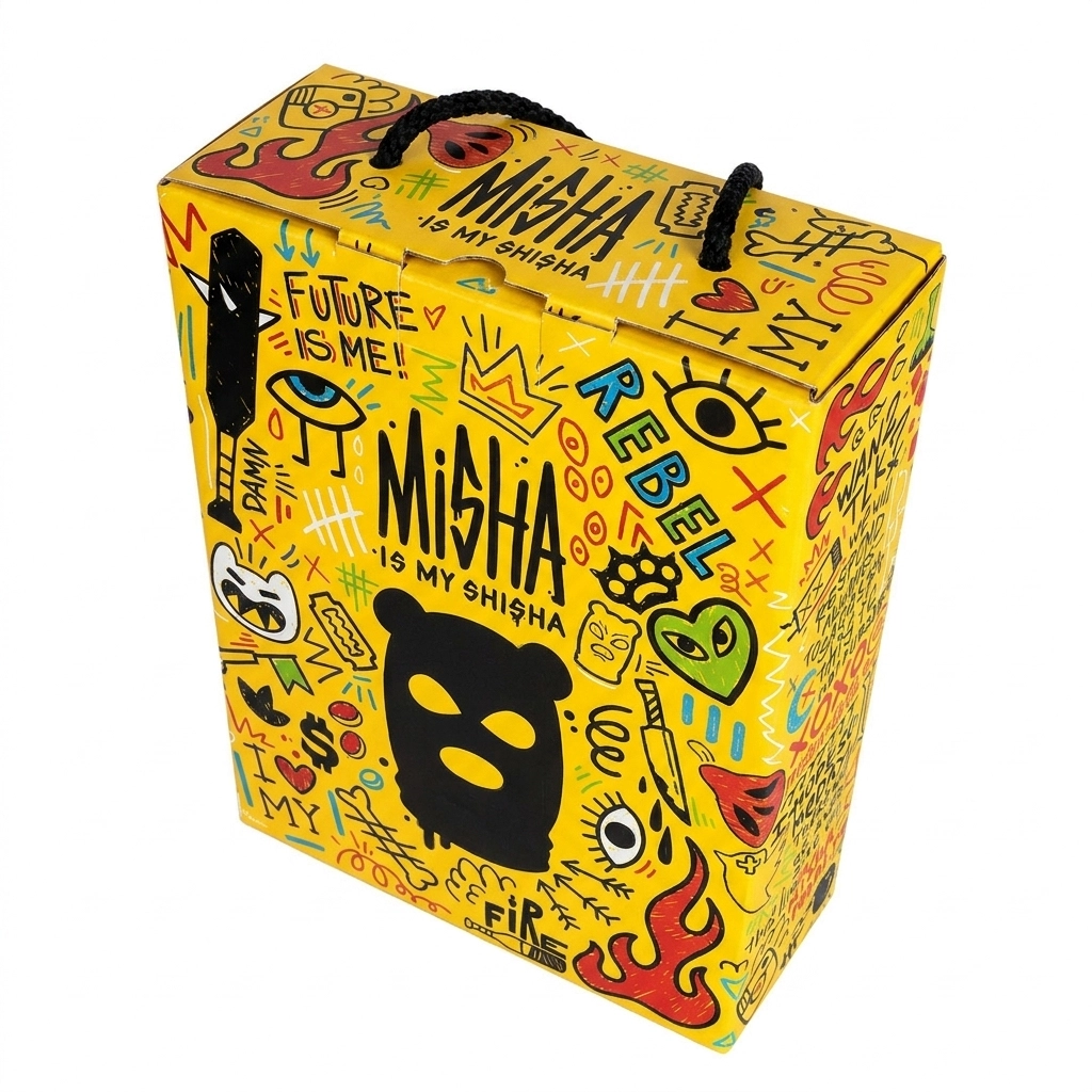 Alpha Misha Nardo Grey Nargile Takımı