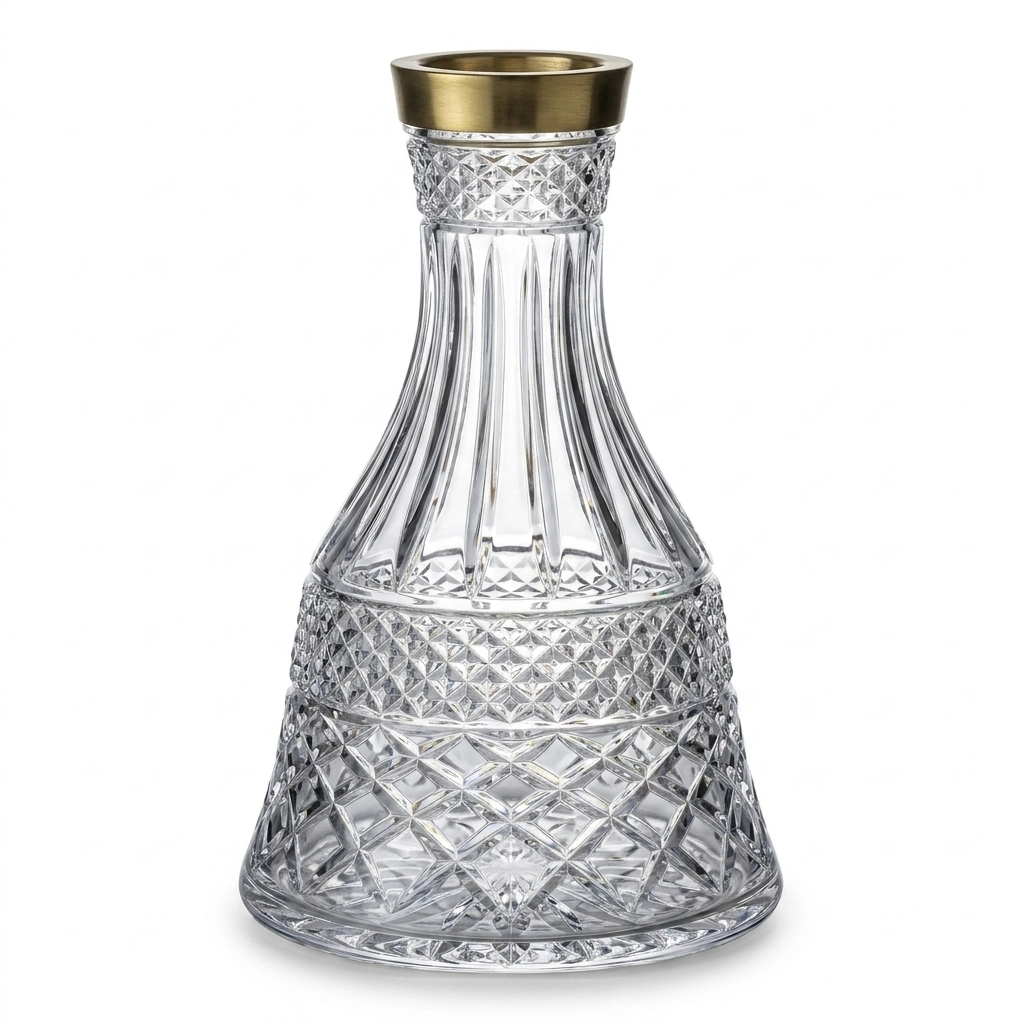 Hoob Enzo Gold Nargile Takımı Caesar Crystal Şişe