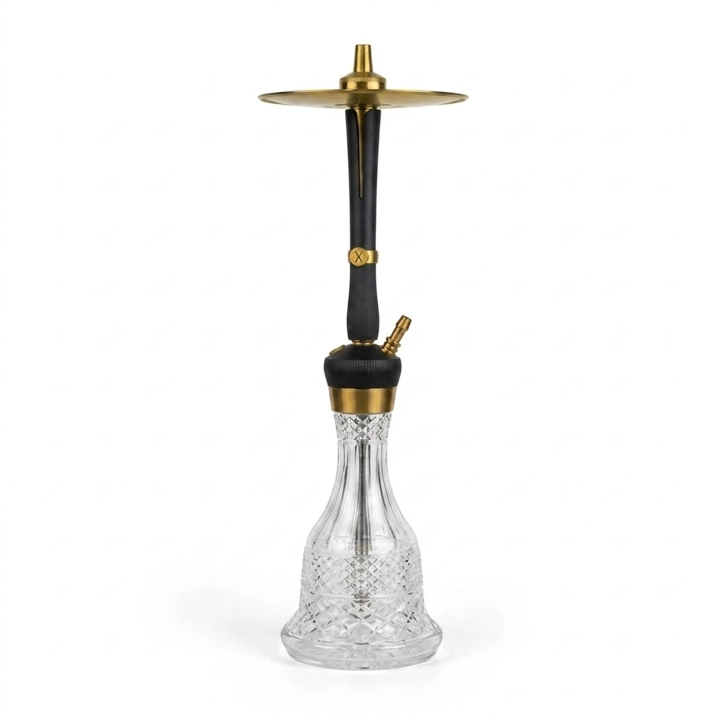 Hoob Enzo Gold Nargile Takımı Caesar Crystal Şişe