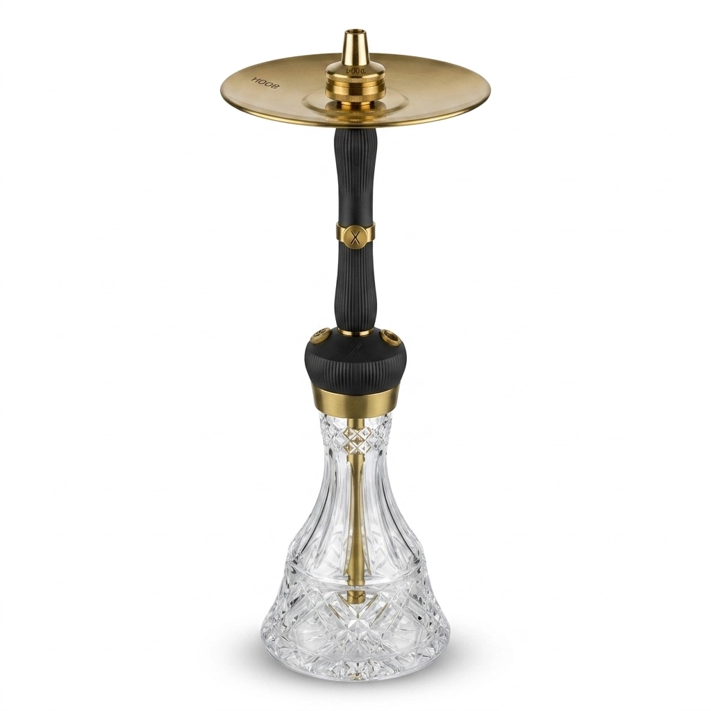 Hoob Enzo Gold Nargile Takımı Caesar Crystal Şişe
