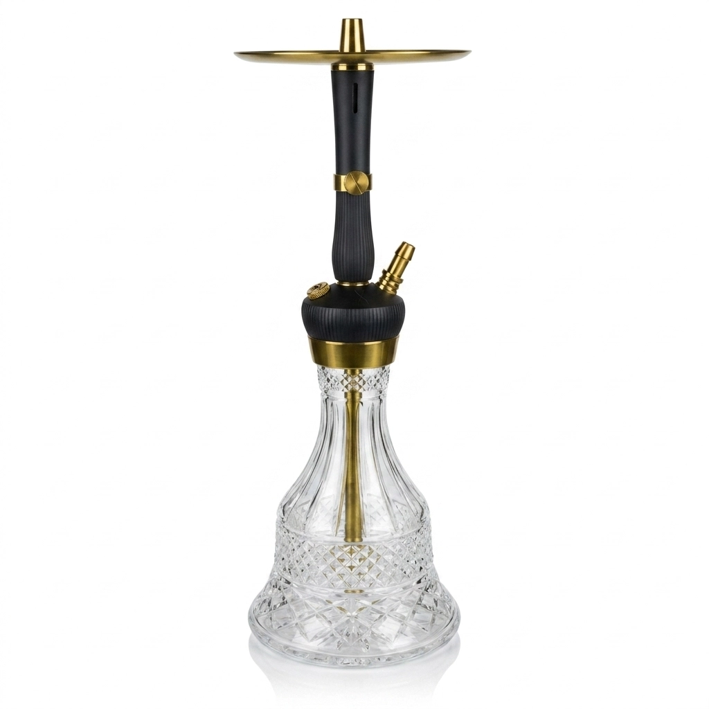 Hoob Enzo Gold Nargile Takımı Caesar Crystal Şişe