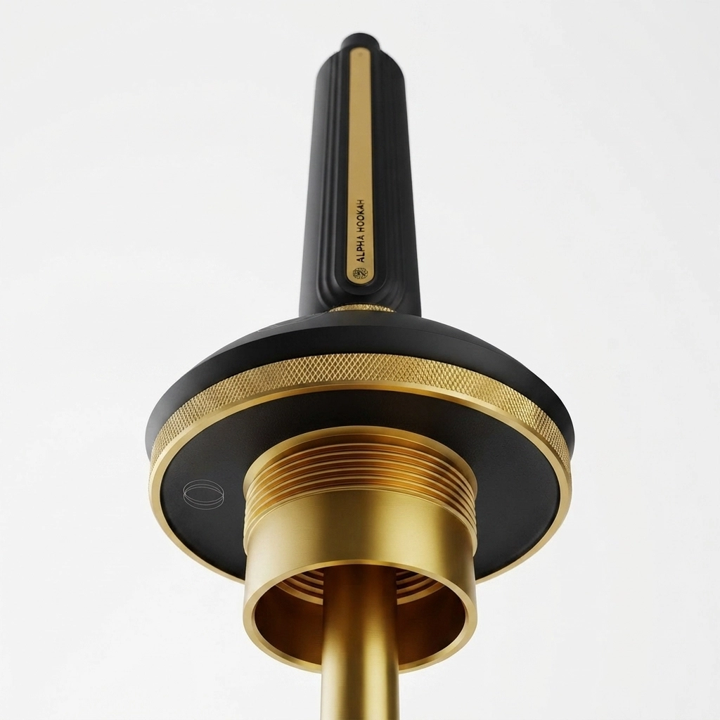 Alpha Echo Gold Noir Nargile Takımı