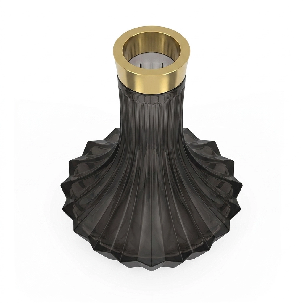 Alpha Hookah Craft Twistlock Gold Nargile Şişesi