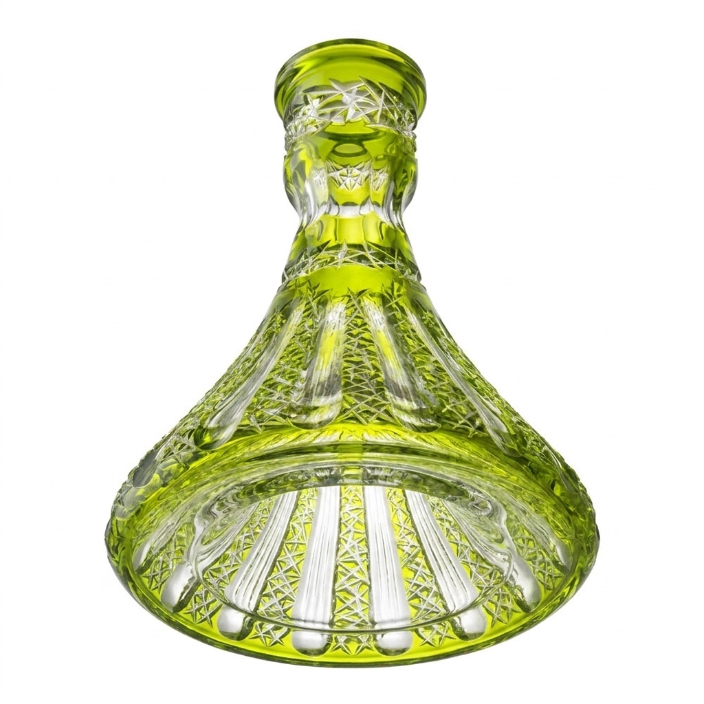 Caesar Crystal Bohemiae Halloween in Reseda Green Nargile Şişesi