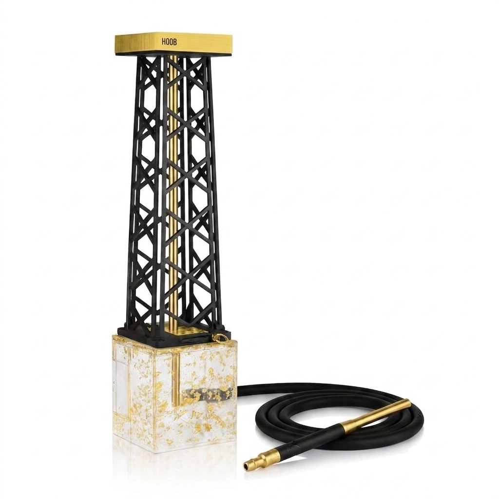 Hoob Rig Black Gold Nargile Takımı