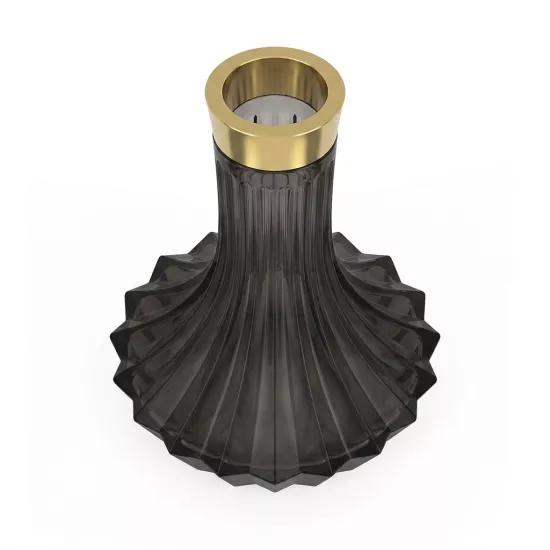 Alpha Hookah Craft Twistlock Gold Nargile Şişesi