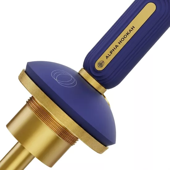 Alpha Hookah Echo Gold Sapphire Blue