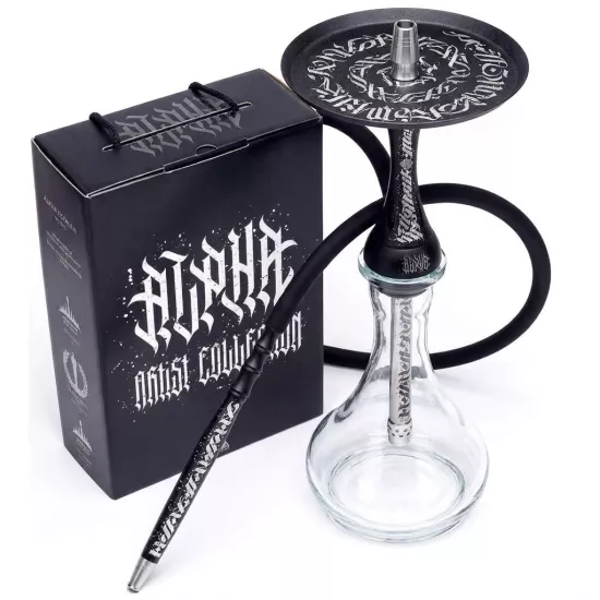 Alpha X Artist Black Matte Nargile Takımı Satın Al Alpha X Artist Black Matte Nargile Takımı Satın Al